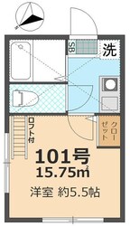 アルテ八丁畷の物件間取画像